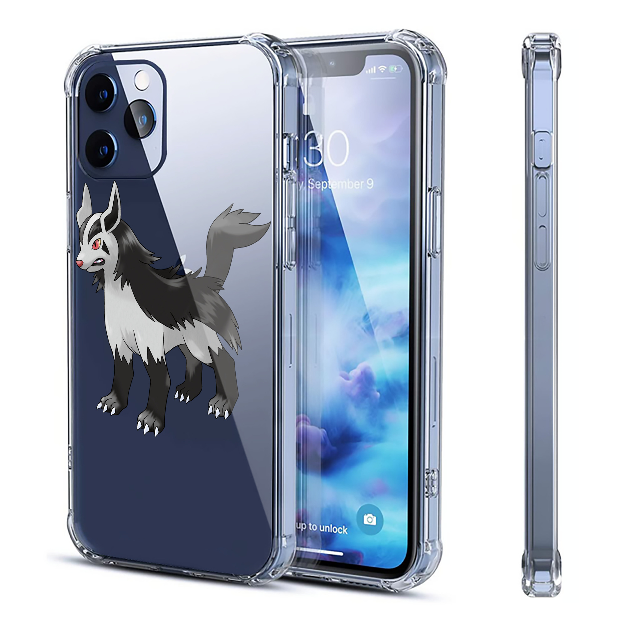 （画像用） ポケットモンスター Pokémon 【iPhone 12シリーズ対応】透明スマホケース（クリアソフトケース）